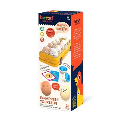 Battat Education EggXpress Yourself! Match &#38; Learn Eggs