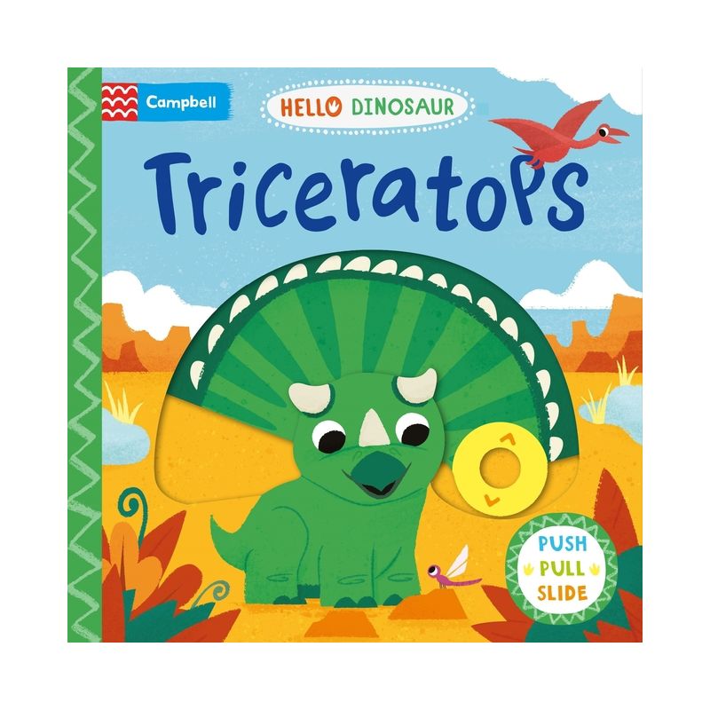 Triceratops - (Hello Dinosaur) by  Campbell Books (Board Book), 1 of 2