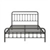 KIGFTSOD Metal Platform Bed Frame, Victorian Style Headboard - 3 of 4