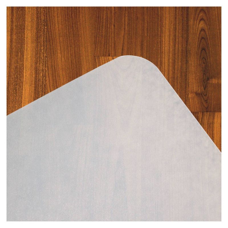 29&#34;x46&#34; Polypropylene Anti-Slip Chair Mat for Hard Floors Rectangular White - Floortex, 3 of 7