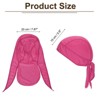 Unique Bargains Football Cycling Helmet Liner Bandana Breathable Cooling Sweat Wicking Cap - 2 of 3