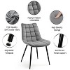 Yaheetech Set of 2 Dining Kitchen Chairs with Backrest for Kitchen - 4 of 4