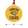 Towson University Tigers Aluminum Holiday Christmas Tree Ornament - 3 of 4
