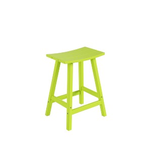 WestinTrends Outdoor Patio Adirondack Counter Height Stool Chair - 1 of 4