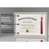 Americanflat 11x16 Graduation Frame with tempered shatter-resistant glass - 2 Opening Mat Displays 8.5"x11" Diploma or Certificate - 4 of 4