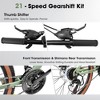 27.5" Mountain Bike with High Carbon Steel Frame, Disc Brakes, Brown Edge Tires, 85% Pre-assembled for Commuting and Outdoor Riding - 4 of 4