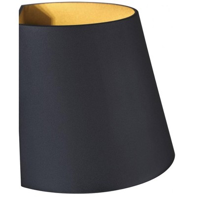 Black Aluminum Cone LED Outdoor Wall Sconce