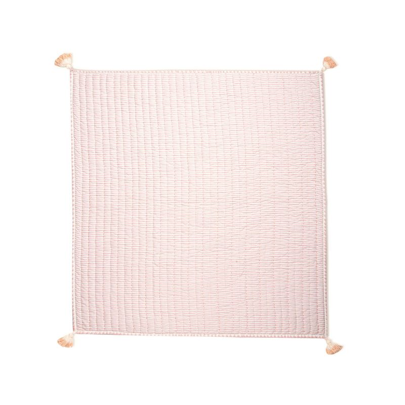 Crane Baby Quilted Baby Reversible Blanket - Parker Rose, 5 of 10