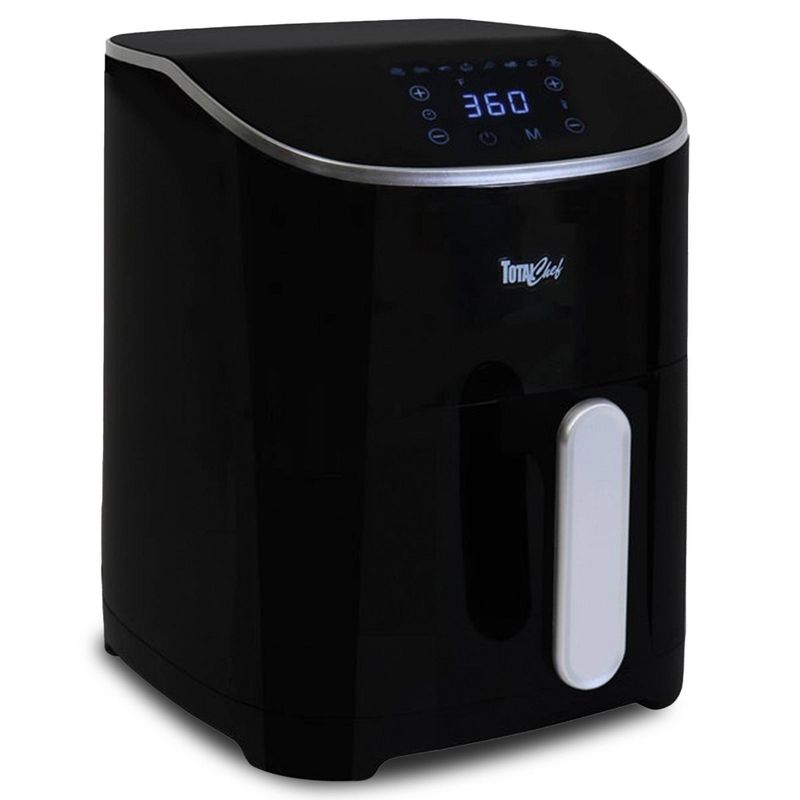 Total Chef Digital Air Fryer 5 Qt 8 Cooking Presets Touch Controls, 1 of 12