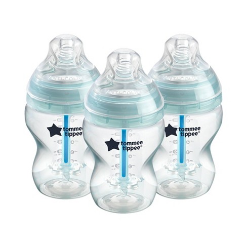 Tommee Tippee First Bottle Solution, Baby Bottle Kit with Closer to Nature  Baby Bottles, Breast-Like Nipples with Anti-Colic Valves and Travel Lids