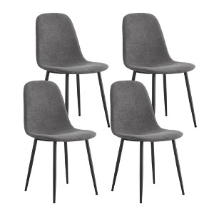 NicBex Dining Chairs Set of 4,Modern Dining Room Chairs with Metal Legs and Soft Cushions for Living Room,Kitchen and Bedroom - 1 of 4