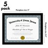 Americanflat 5 Pack of Picture Frames - Plexiglass Cover - 2 of 4
