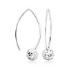Ross-Simons Italian Sterling Silver Diamond-Cut Ball Drop Earrings - 3 of 4