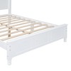KWPZQEB Full Size Wood Platform Bed Frame with Headboard, Retro Style Bed, Wood Slat Support, No Box Spring Needed, Easy Assembly, - 4 of 4