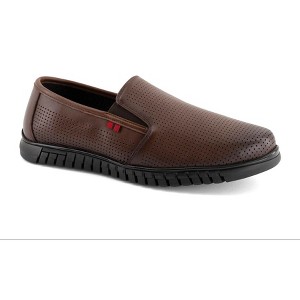 Andrea Men Leather LOAFER 95144-3879603 Brown 11 : Target