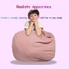 Itopfox Stuffed Animal Storage Bean Bag Chair Cover for Kids, Teens & Adults - Soft Washable Corduroy Organizer for Plush Toys, Comfortable & Stylish - 3 of 4
