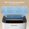 Fehom 80-150 Pint Energy Star Smart Dehumidifier with Auto Swing and Defrosting for Basements or Wet Spaces - 4 of 4
