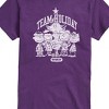 Men's - Peanuts - Snoopy Charlie Linus Sally and Lucy Team Holiday Spirit Short Sleeve Graphic T-Shirt - 2 of 4
