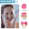 Unique Bargains Cleansing Daily Face Wash Sponges Exfoliating Fingers Glove 4 Pcs - 3 of 4
