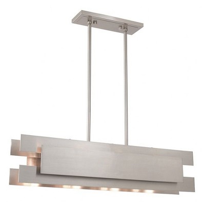 Livex Lighting Varick 4 - Light Chandelier in  Brushed Nickel