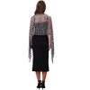 INSPIRE CHIC Women's Sequin Shawls and Wraps for Evening Dresses Fringed Sparkly Scarf 1Pc - 2 of 4