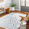 Hauteloom Feya Blue & Cream Outdoor Rug - 2 of 4