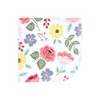 Hudson Baby Infant Girl Flannel Cotton Washcloths, Modern Botanical 12 Pack, One Size - 3 of 4