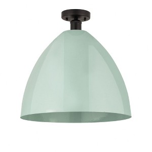 Plymouth Dome - 1 Light Semi-Flush Mount In Industrial Style-18.75 Inches Tall and 16 Inches Wide - 1 of 1