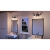 Urban Ambiance Luxury Traditional Bath Light 7.75''H x 24.5''W,  Midnight Black Finish,  Pawtucket Collection, UHP3997 - 2 of 4