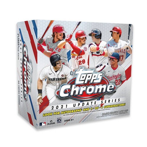 2021 Topps Chrome Baseball Hobby Box 