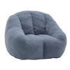 LIVAREEmlen Bean Bag Sofa with Filler and Tufted Soft Stuffed Filling, Lazy Sofa with Memory Foam for Dorm, Apartment, Living Room - 2 of 4