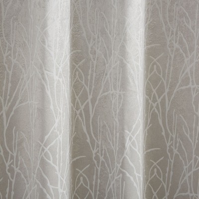 Silver Blackout Polyester Grommet Window Curtain Panels, 54"x96"