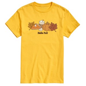 Men's - Instant Message - Hello Fall Short Sleeve Graphic T-Shirt - 1 of 4