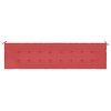 vidaXL Garden Bench Cushion Red 78.7"x19.7"x1.2" Oxford Fabric - 4 of 4