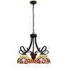 Chloe Lighting Serenity Victorian Tiffany-Style Dark Bronze 5 Light Large Chandelier 25" Wide - 4 of 4