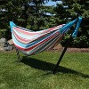 Sunnydaze Large Double Brazilian Hammock with Stand and Carrying Case - 400 lb Weight Capacity - 4 of 4