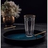 JoyJolt Windsor Crystal Highball Glasses - Set of 2 Tall Elegant Drinking Glassware with Gold Rim - 8.7 oz - 4 of 4