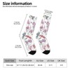 Grace Hummingbird Women Printed Crew Socks Funny Funky Socks Soft Polyester Novelty Gifts for Artists Men - 2 of 4
