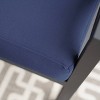 Leisure Made Blakely 5pc Aluminum Sectional in Navy Fabric - 4 of 4