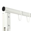 Syemin Patio Accent Chairs, Double Seat Swing Stand, Thick Heavy Duty Metal Stand, Seat Not Included for Lawn and Garden, White, 82.75"*45.25"*68" - 2 of 4