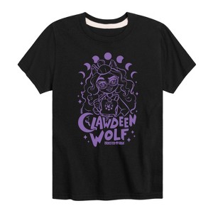 Boys' - Monster High - Clawdeen Wolf Moon Phases Short Sleeve Graphic T-Shirt - 1 of 4