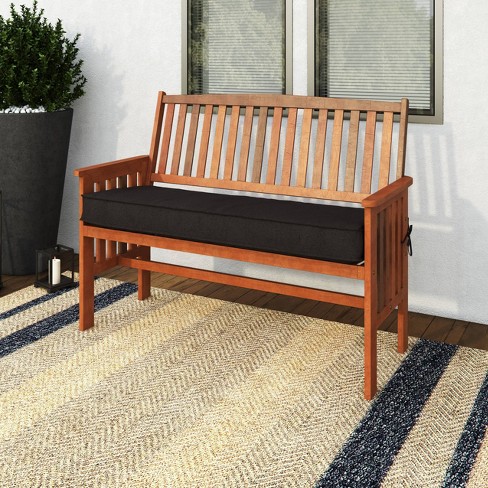 Black outdoor bench discount target