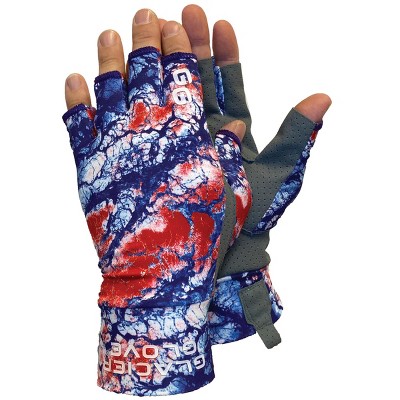 Glacier Glove Stripping and Fish Fighting Fingerless Gloves - XL - Gray