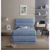 Meridian Furniture,Paxton Chenille Fabric Bed - 3 of 4
