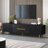 Bella Depot 78.7'''W Minimalist TV Stand for TVs up to 85 Inches - 2 of 4