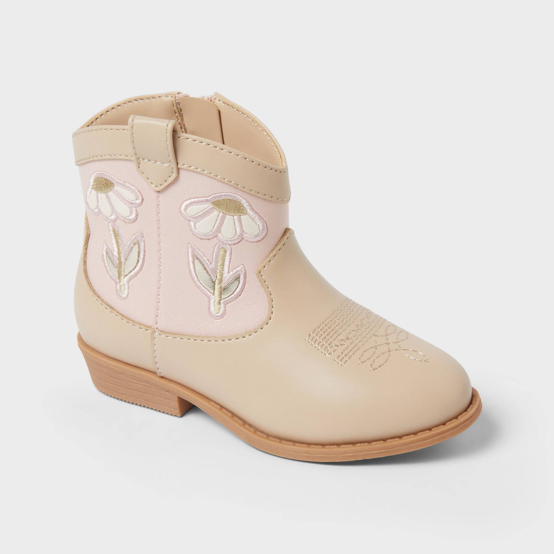Toddler Xanthe Floral Boots - Cat & Jack™ Pink