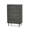 KIGFTSOD 5-DRAWER Dresser,Grey - 2 of 4