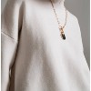 Women's Jumper Ribbed Cuffs And Hem Sweater - Q2 - 4 of 4