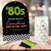 Big Dot of Happiness 80’s Retro - How Many Candies Totally 1980s Party Game - 1 Stand and 40 Cards - Candy Guessing Game - 2 of 4