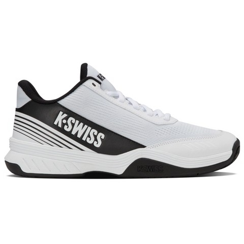 K-Swiss Men's Speedex 2 Tennis Shoe (White/Black/Soft Neon Green) (13)